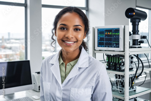 Biomedical Engineer standing in Medical Device Company