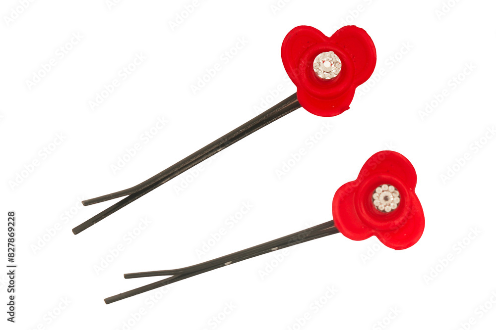 Red magic wand isolated on white background Red magic wand isolated on white background