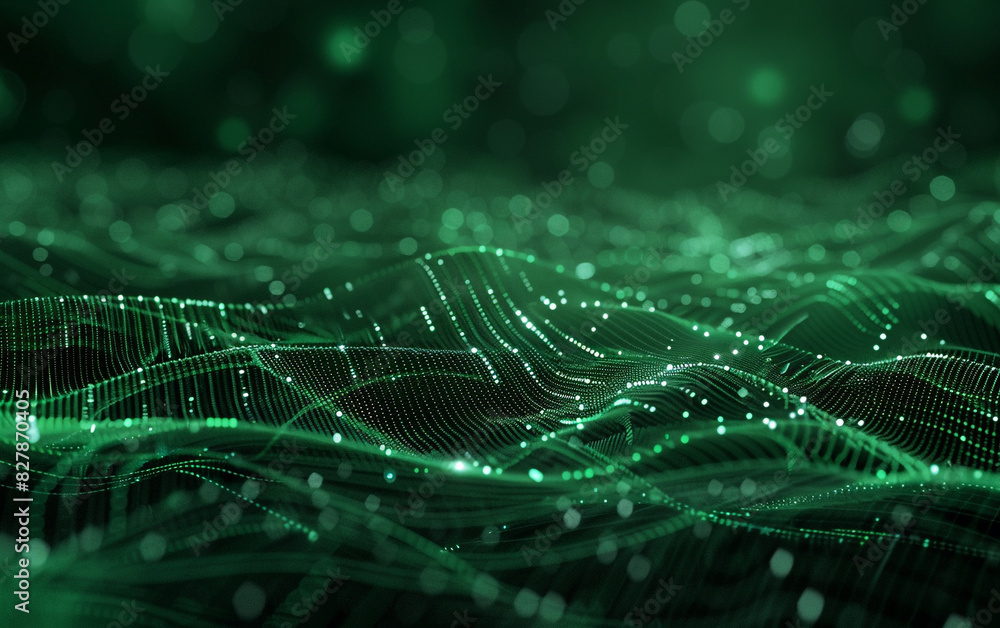 dark green tech landscape with precise lines and dazzling dots, enhanced by mesmerizing halos. dark green tech landscape with precise lines and dazzling dots, enhanced by mesmerizing halos.