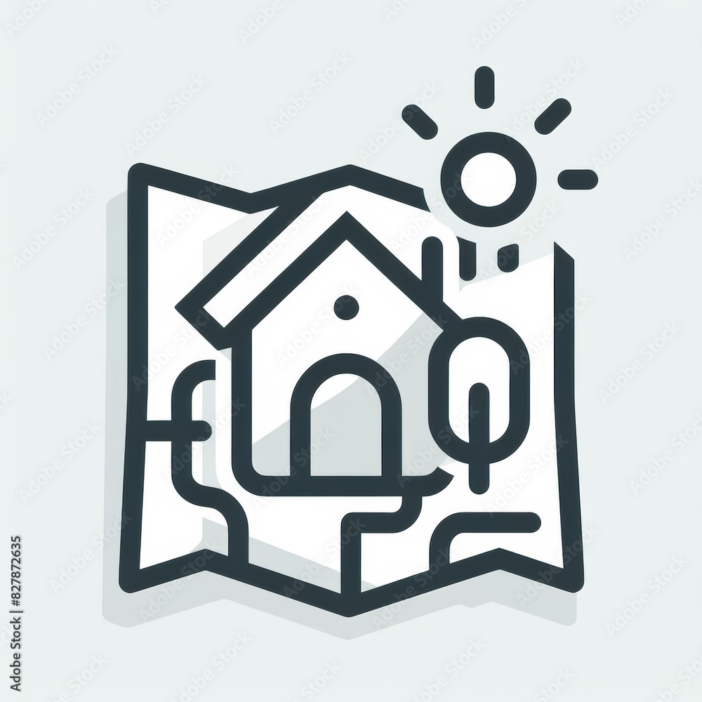 map point minimalist icon map point minimalist icon