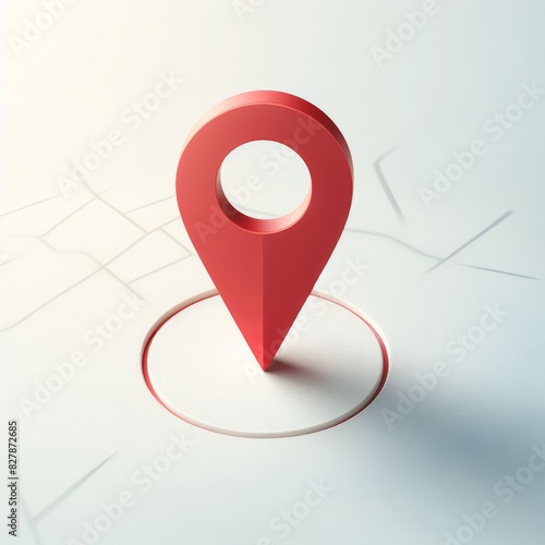 map point  minimalist icon 