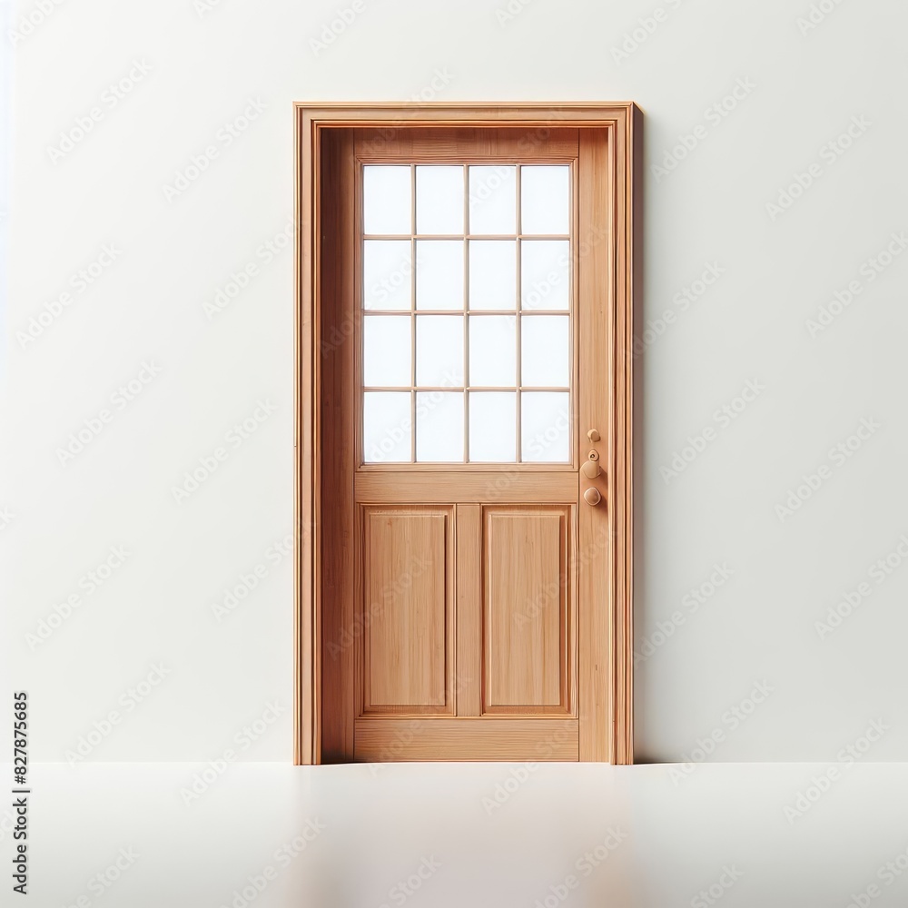Home door isolated on a white background Home door isolated on a white background