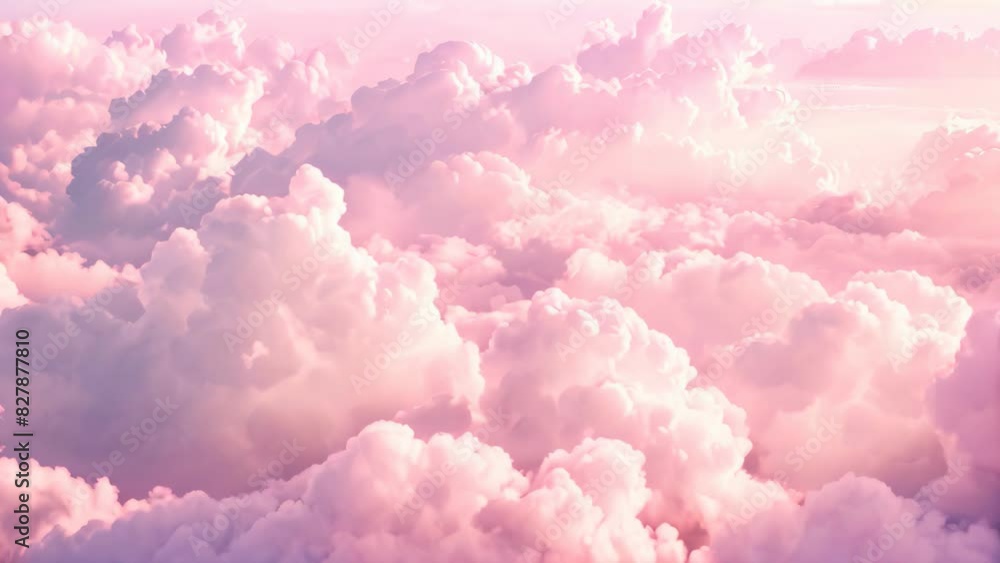 A sky glowing pink with numerous fluffy clouds scattered across, A dreamy pink sky with fluffy clouds A sky glowing pink with numerous fluffy clouds scattered across, A dreamy pink sky with fluffy clouds