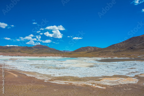Landscape of Piedras Rojas and the Salar de Aguas Calientes at the Atacama Desert - Atacama, Chile © Bernard Barroso