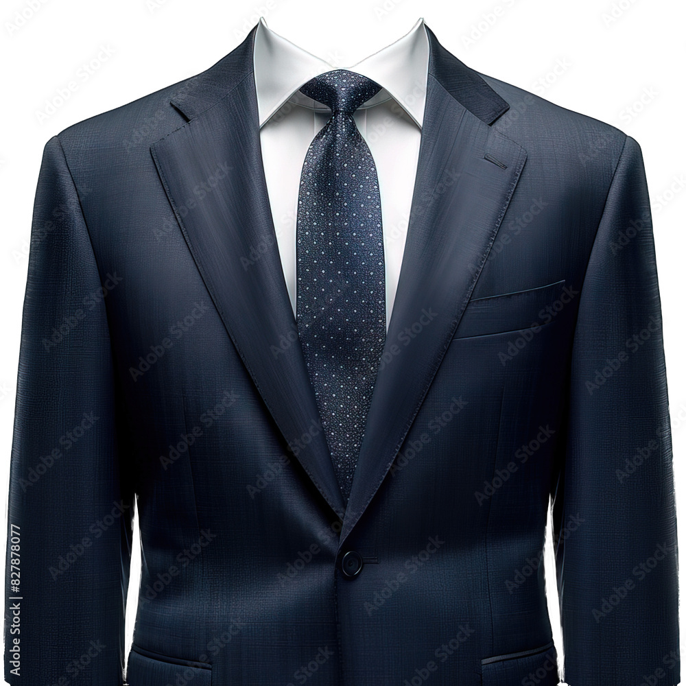 navy tuxedo suit mockup on transparent background ,generative ai navy tuxedo suit mockup on transparent background ,generative ai