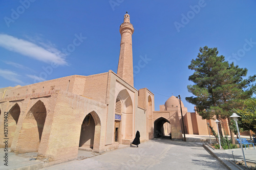 Konstfotografi Jameh Mosque of Nain in Iran
