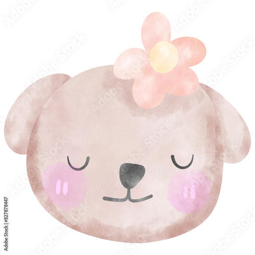 pink child Teddy toy bear