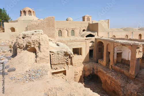 Konstfotografi Ruins of the historic city of Nain in Iran