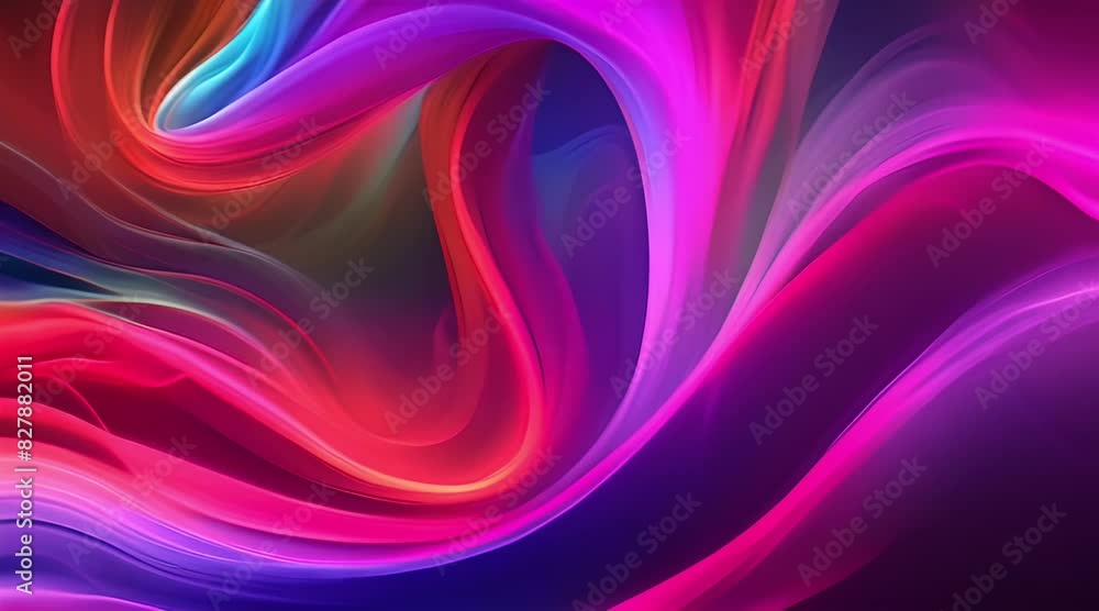 Vibrant Abstract Background With Wavy Lines Vibrant Abstract Background With Wavy Lines