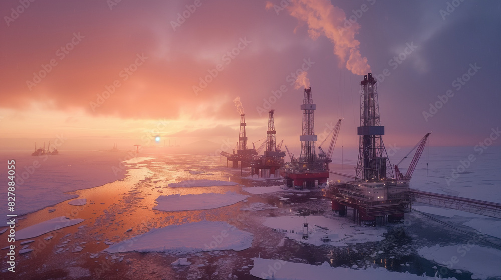 Fototapeta premium oil derrick