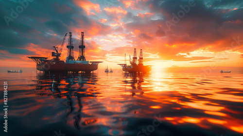 oil platform photo