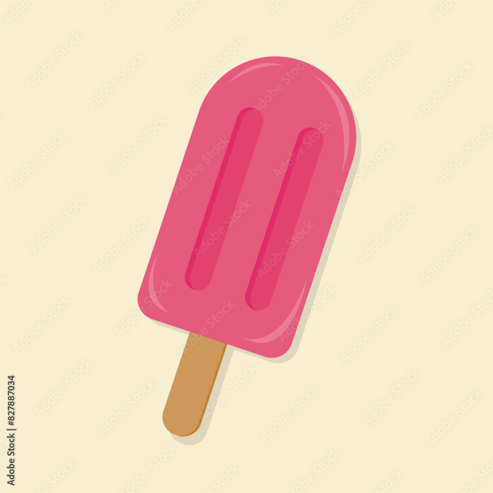 Yellow-pink popsicle. Yellow-pink popsicle.