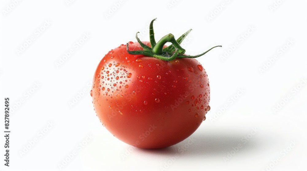 Tomato vegetable with red color on a white background Tomato vegetable with red color on a white background