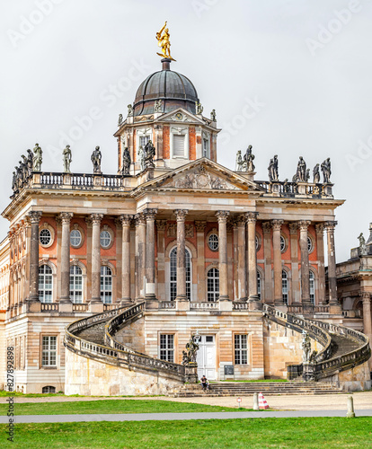 POTSDAM, GERMANY - April 30 2024: Facade of Nil Studentenkeller highlights its charming exterior with rustic signage and inviting entrance, bathed in natural light.