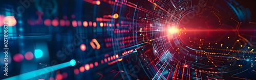 Big Data science analysis business technology concept on virtual screen secure data and cyber security