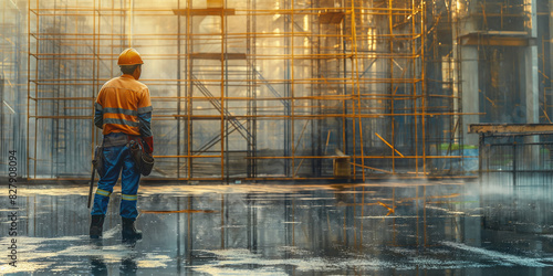 Photo of a construction worker