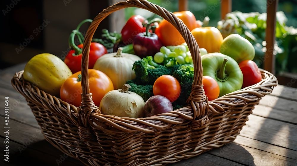 Assorted_Organic_Vegetables_and_Fruits_in_Wicker_Basket Assorted_Organic_Vegetables_and_Fruits_in_Wicker_Basket