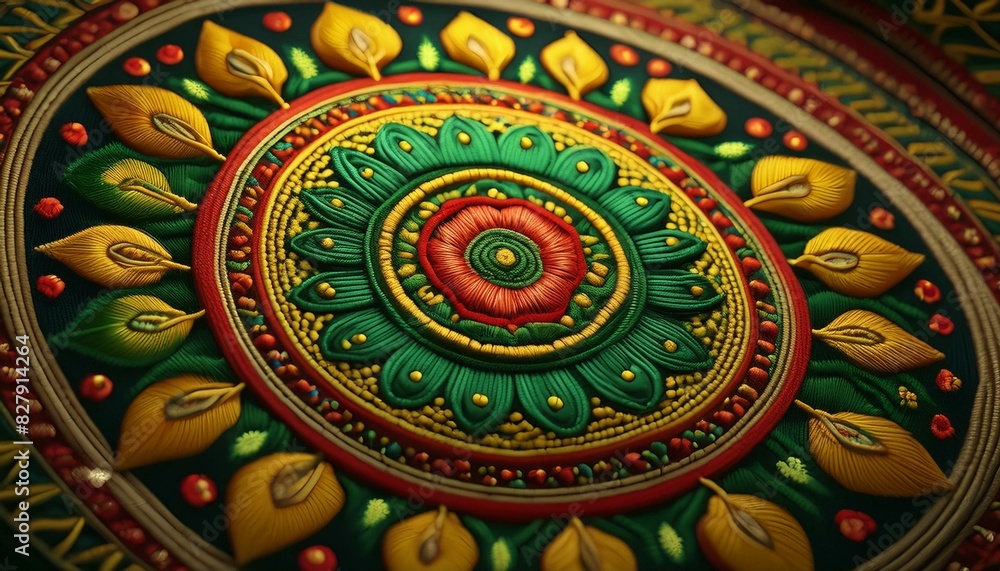 Traditional Balochi Embroidery with Bright Bold Colors Traditional Balochi Embroidery with Bright Bold Colors