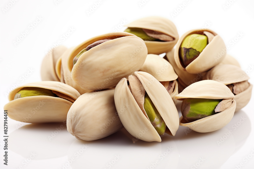 natural group of pistachios in macro detail natural group of pistachios in macro detail