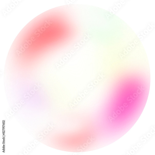 pink ball clear bubble foam