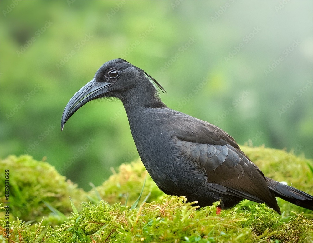 Obraz premium raven on the ground
