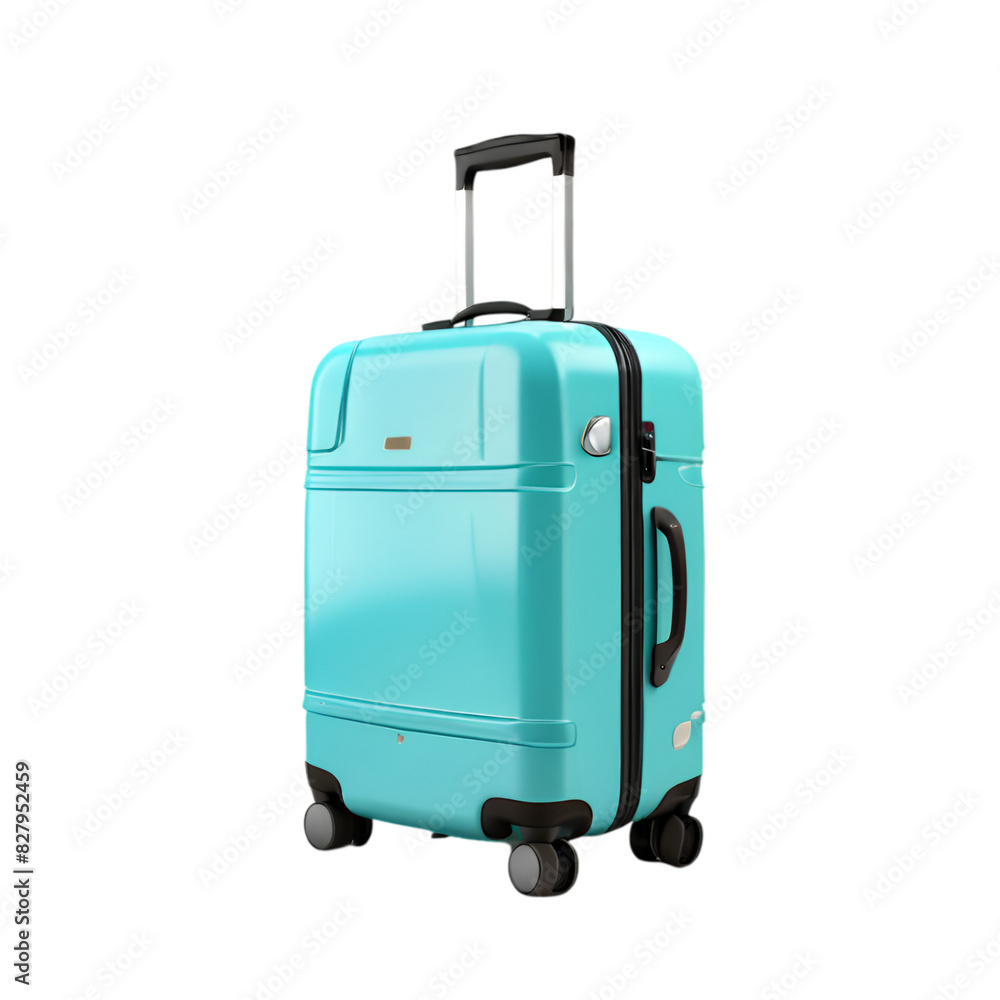 Suitcase for travel on a transparent background Suitcase for travel on a transparent background