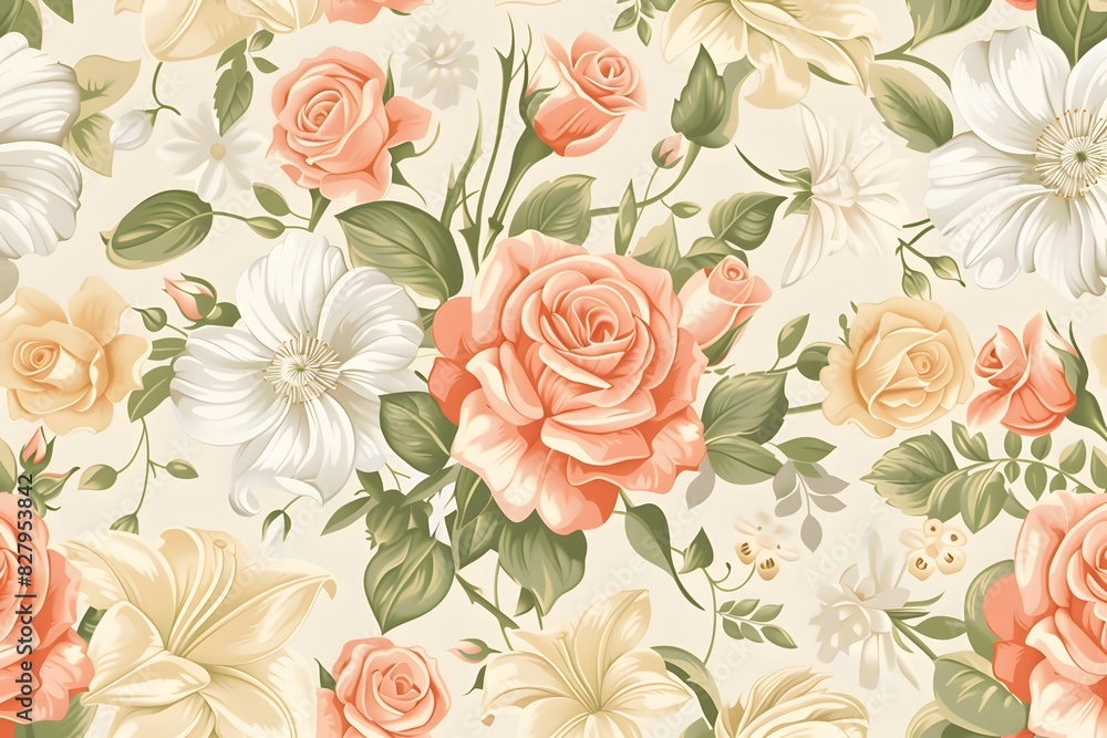 Backdrop of colorful roses Backdrop of colorful roses