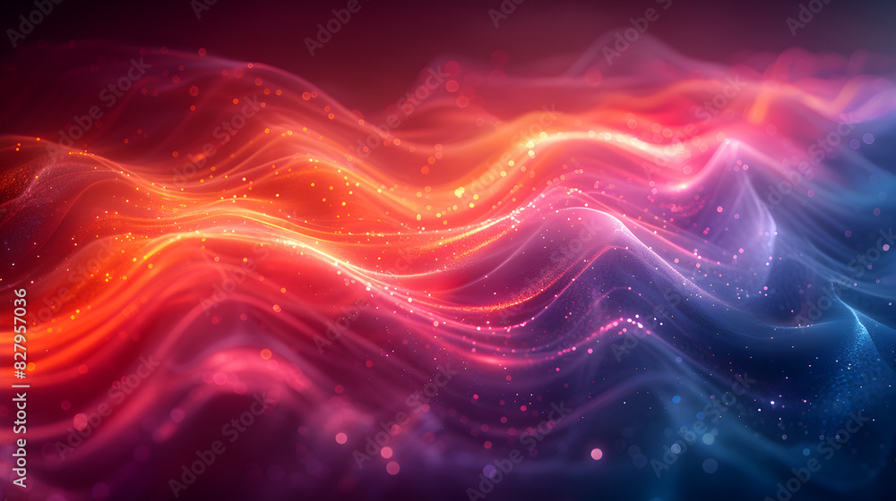Colorful vibrant neon light stripes and dots, luminous lighttail stripes on a dark moody background, futuristic design, modern light art Colorful vibrant neon light stripes and dots, luminous lighttail stripes on a dark moody background, futuristic design, modern light art