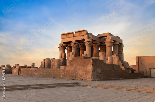 Temple Of Kom Ombo at Aswan Egypt.
