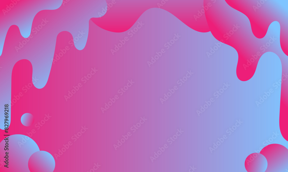 abstract holographic background with flowing drops in pink and blue colors abstract holographic background with flowing drops in pink and blue colors
