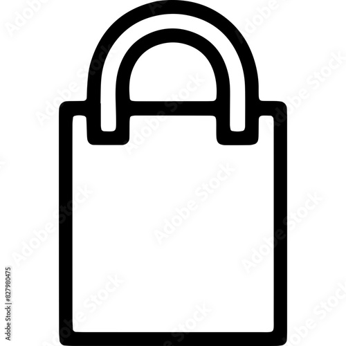 An image depicting a bag with detailed path data, which can be inferred from the extracted path strings. Generative AI.