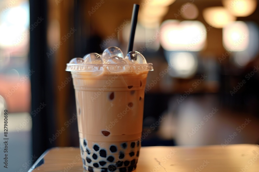 chocolate milk bubble boba tea chocolate milk bubble boba tea