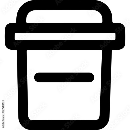 Icon Name Trash Can - An image depicting a trash can, which can be inferred from the extracted path strings.