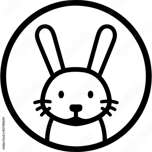 Icon Name Rabbit - An image depicting a rabbit, which can be inferred from the extracted path strings.