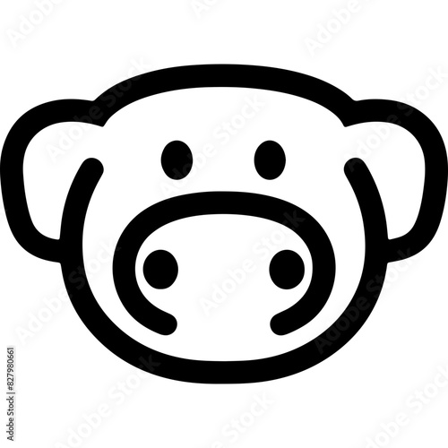 Icon Name Pork Meat - An image depicting pork meat, which can be inferred from the extracted path strings.