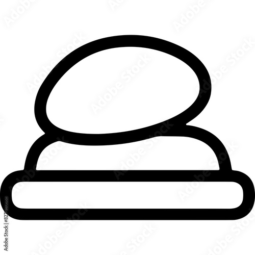 Icon Name Spa Stones - An image depicting spa stones, which can be inferred from the extracted path strings.
