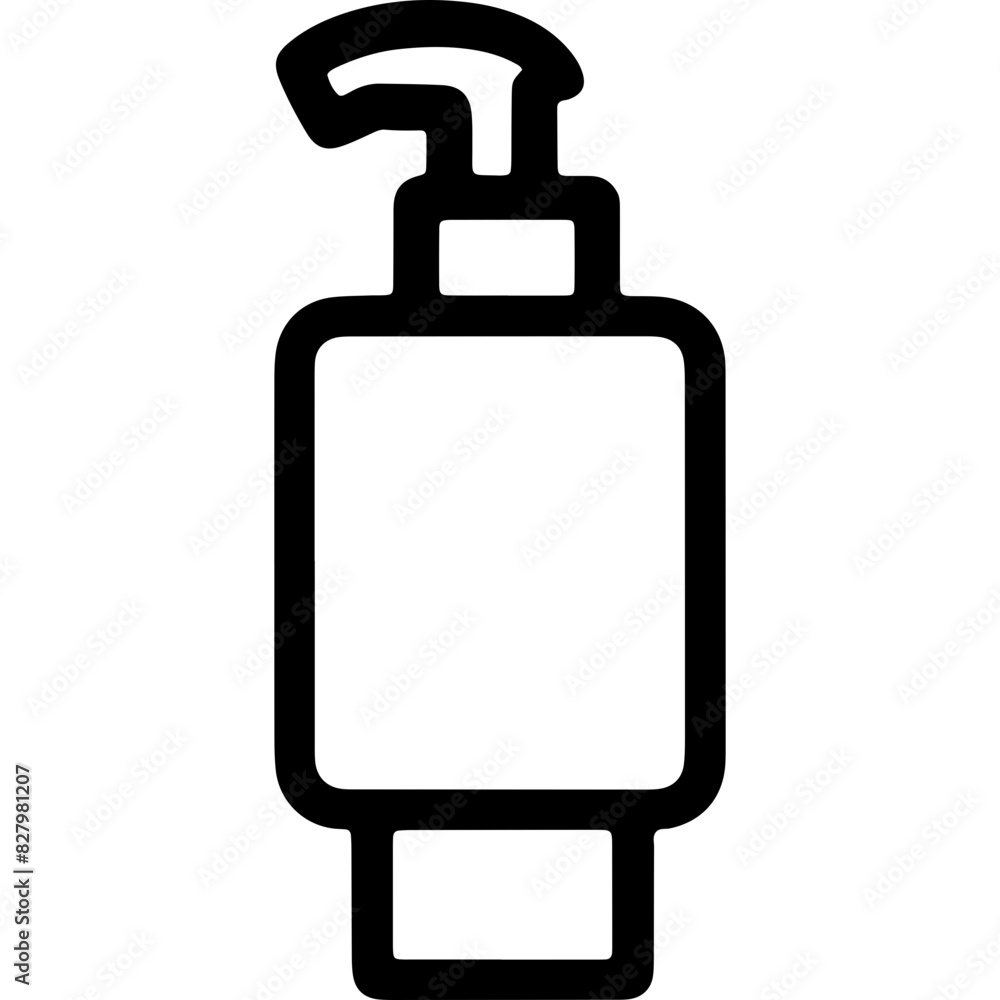 Icon Title: Liquid Soap - This image represents a liquid soap dispenser, as su Icon Title: Liquid Soap - This image represents a liquid soap dispenser, as su