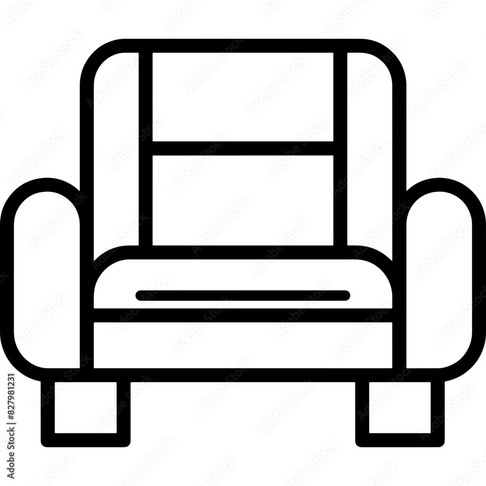 Icon Name: Sofa - A graphic representation of a sofa as suggested by the path strings provided. Icon Name: Sofa - A graphic representation of a sofa as suggested by the path strings provided.
