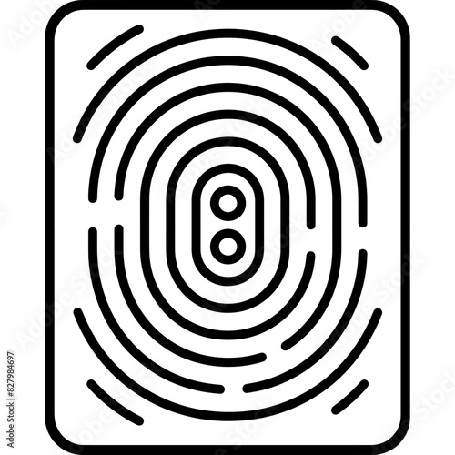 Icon Name biometric - An image depicting biometric security, which can be inferred from the extracted path strings.