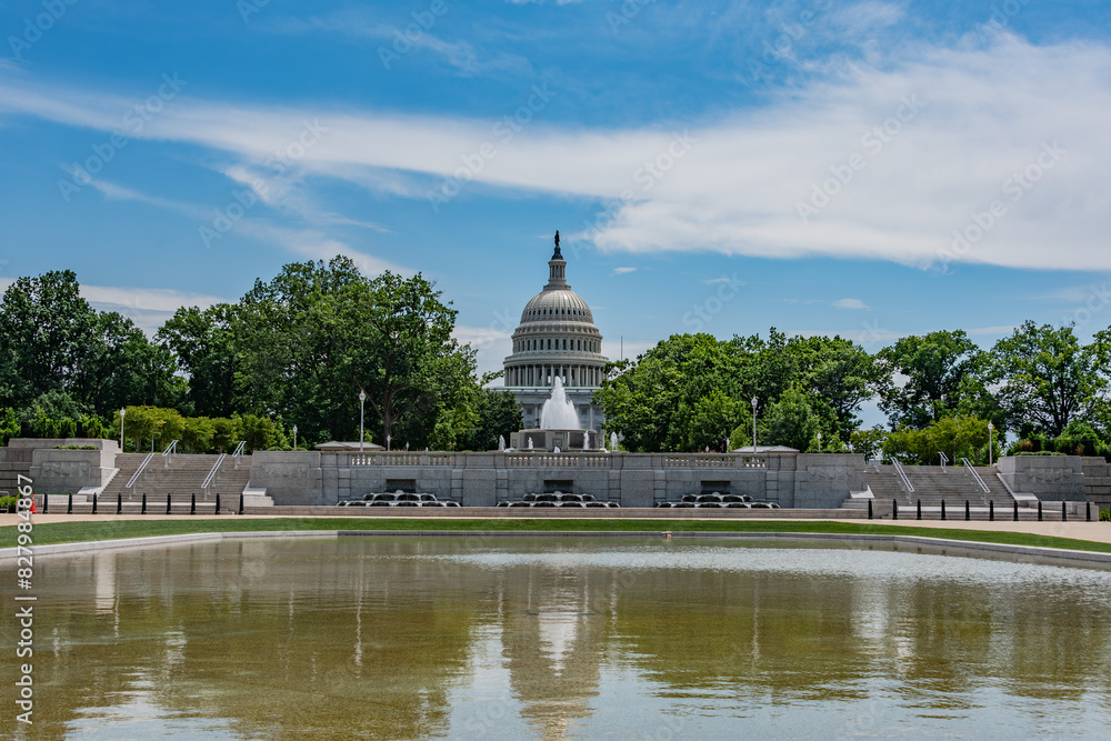 Senate Reflecting Pool and US Capitol Dome, Washington DC USA Senate Reflecting Pool and US Capitol Dome, Washington DC USA