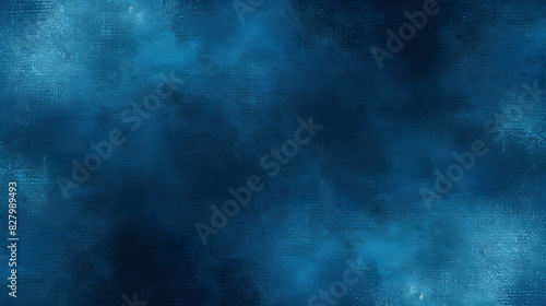 deep blue grainy gradient background noise texture effect abstract poster backdrop design © Prasanth