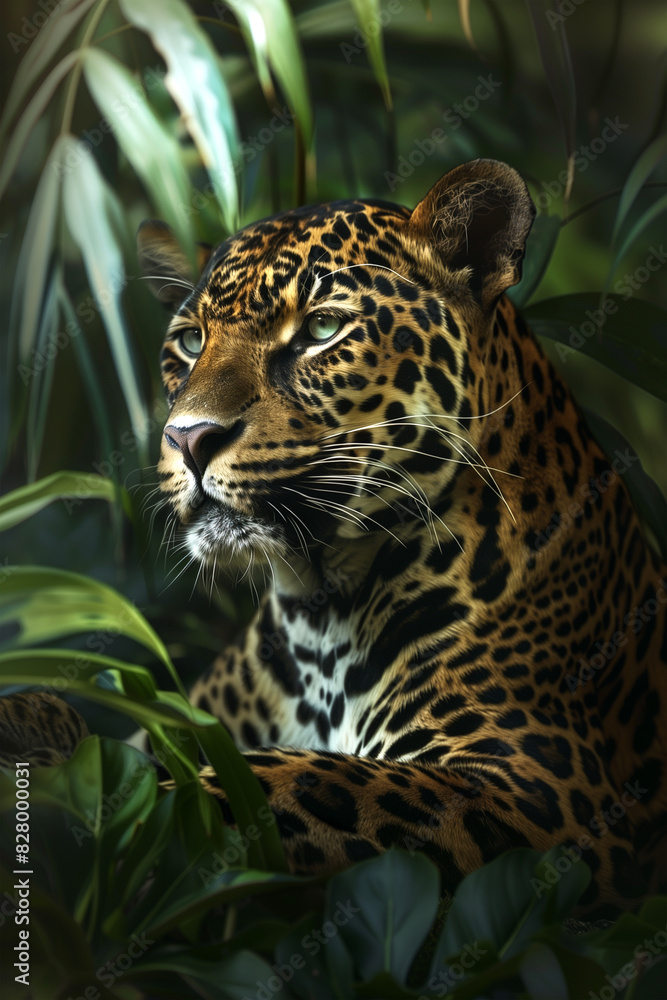 Leopard in the Jungle Leopard in the Jungle