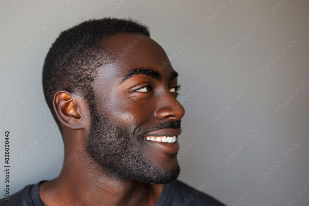 Obraz premium Smiling Person Close-Up