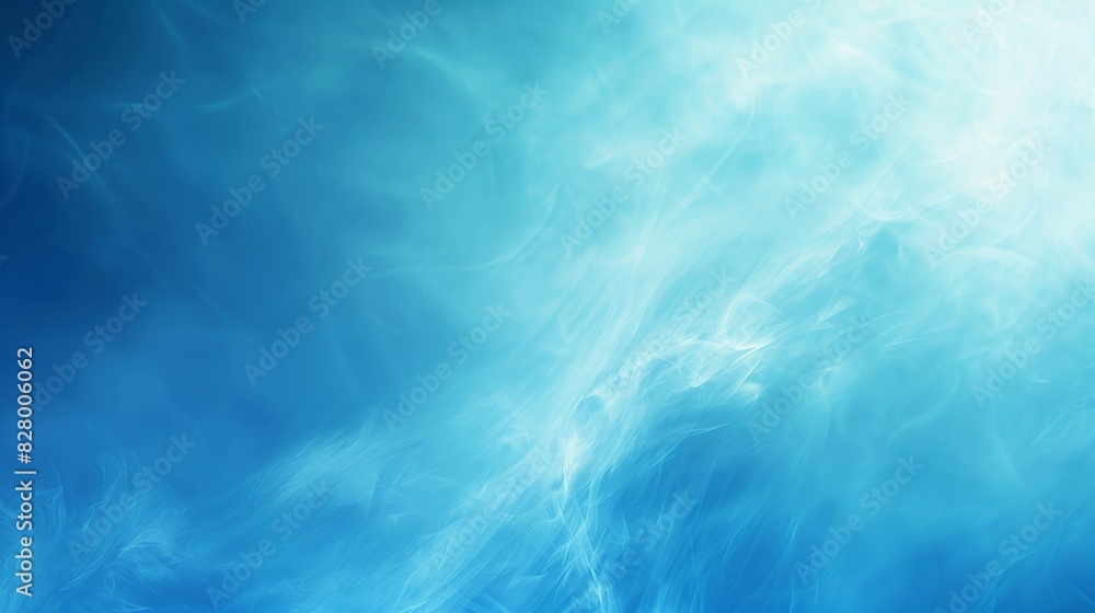 A blue background with a white smokey line A blue background with a white smokey line