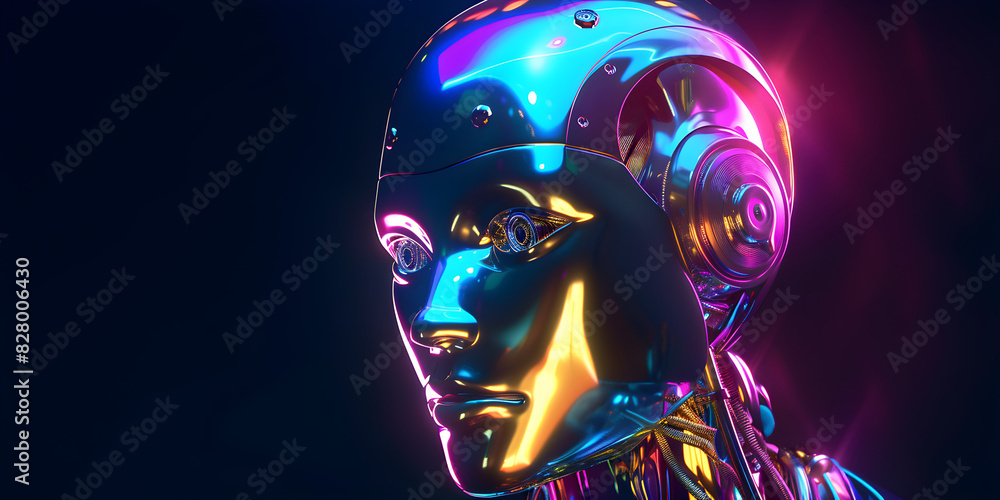 Futuristic Humanoid Android Futuristic Humanoid Android