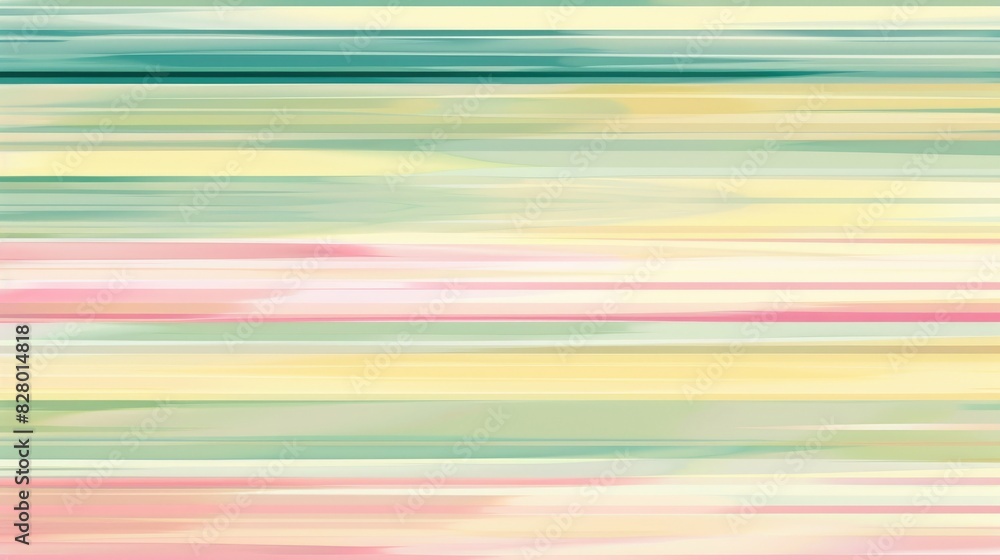 Abstract seamless pattern with blurred ombre gradient stripes and pastel horizontal lines in a retro summer color palette Abstract seamless pattern with blurred ombre gradient stripes and pastel horizontal lines in a retro summer color palette