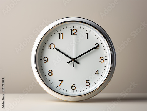 Alarm clock on sky backgrou...