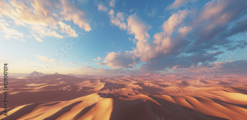 Sahara with a nice view 4k, ai generative photo