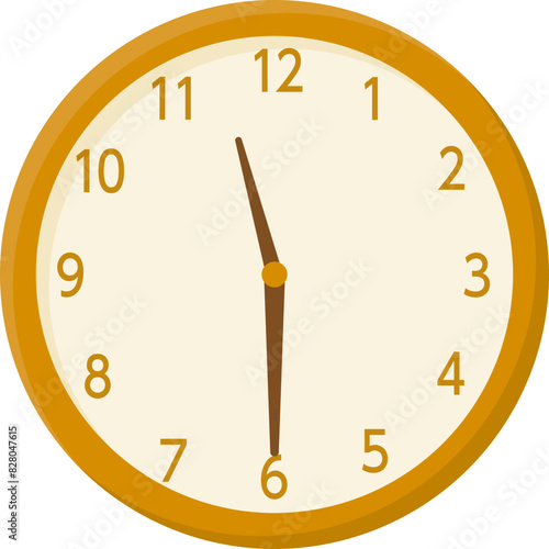 時計のアイコン(11時30分)