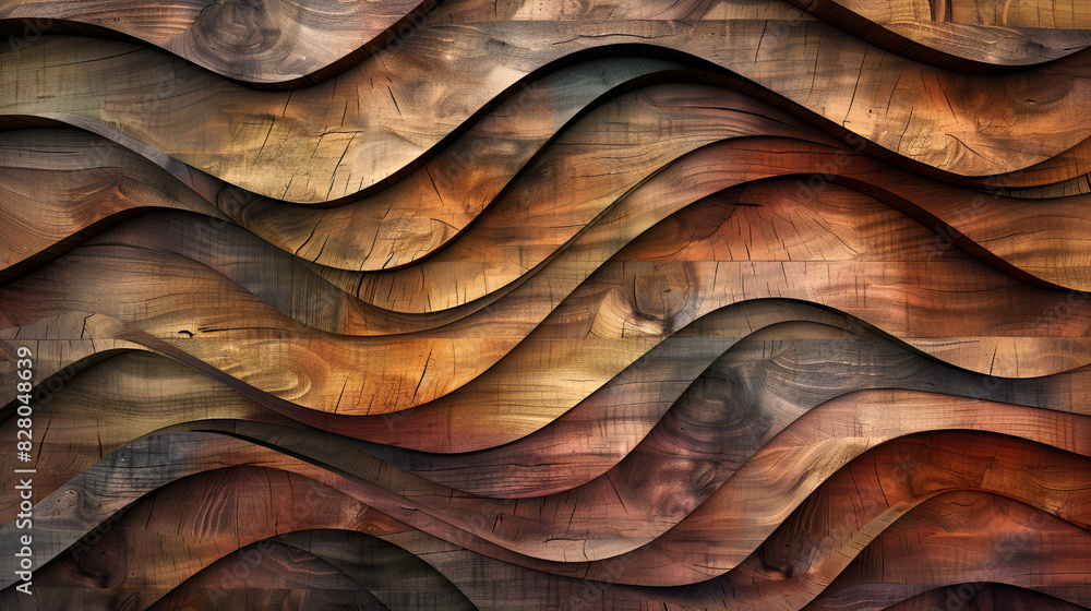cuadro decorativo de madera en estilo rustico pared o muro de madera con ondas cuadro decorativo de madera en estilo rustico pared o muro de madera con ondas